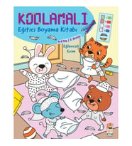 Kodlamalı Eğitici Boyama Kitabı - Eğlenceli Evim