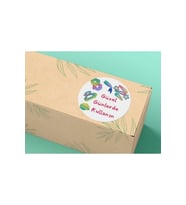 Toka Resimli Güzel Günlerde Kullanın Etiket Yuvarlak Mat Sticker 4 Cm (40 Adet)