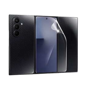 Samsung Galaxy Z TriFold Uyumlu 1 Ön 2 Arka Body Şeffaf Ultra koruyucu Nano Jelatin