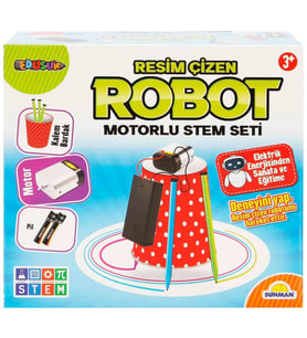 Resim Çizen Robot Motorlu Stem Seti