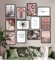 Çerçeve Görünümlü Mdf Tablo Seti 12 Parça