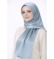 Mısırlı Eşarpları Taşlı Jan Jan Abiye Şal 75x190 cm (Gri)