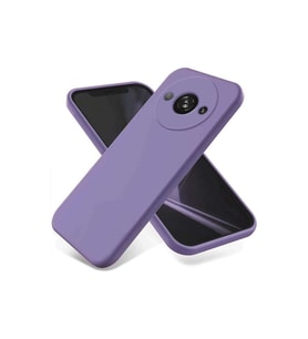 Redmi A3 4g Kılıf First Silikon - Lila