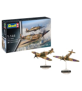 Revell Maket Model Kit Gemi Supermarine Spitfire Mk.Ia & Hawker Hurricane Mk.I 3771