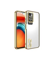 Xiaomi Redmi 10 Uyumlu Kılıf Kamera Korumalı Logo Gösteren Zore Omega Kapak