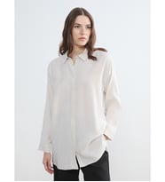 LC WAIKIKI Beyaz Loose Fit Kadın Gömlek
