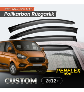 Ford Custom 2012+ Cam Rüzgarlığı V2 Düz