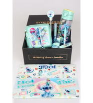 DEKOMUS İLE ÖZEL KUTULU GIFT BOX LİSANSLI STITCH MATARA,BESLENME KABI VE KIRTASİYE SETİ