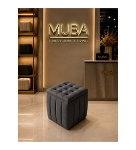 Sezon İthal Belora Kumaş Puf 40x40 cm Ultra Yumuşak Lüks Dokulu