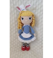 Alice Bebek Amigurumi Organik Oyuncak