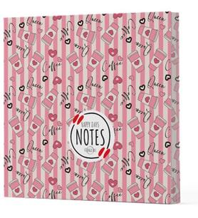 Kahve 8 - Çizgisiz Yan Boyamalı Defter