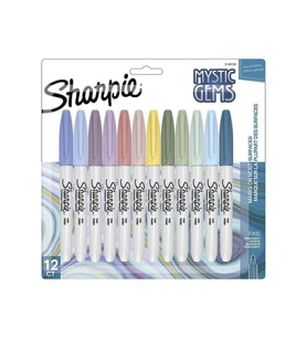 Sharpie Fine Permanent Markör Mystic Gems 12 Renk Blister