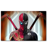Cakatablo Spider Man İki Kostüm Birarada MDF Tablo