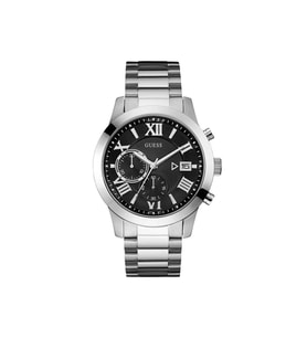 Guess Guw0668g3 Çelik Kasa Çelik Kordonlu Erkek Kol Saati (Çok Renkli)