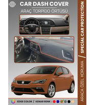 SEAT LEON (2013-2020) Torpido Örtüsü Ön Göğüs Halı Torpido Koruma Birebir Uyum Kaymaz UV Koruma