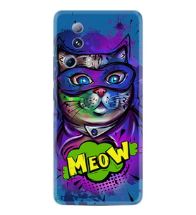 Xiaomi Mi 13 Lite Kılıf Silikon Desen Özel Seri Super Meow 1715