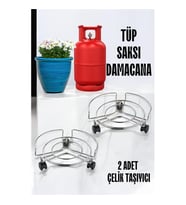 Saksı Tüp Damacana Altlığı Tekerlekli Taşıyıcı 2 ADET 719698