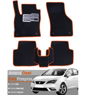 SEAT IBİZA STATİON WAGON (2008-2017) Uyumlu EVA Paspas Tam Set–Oto Paspas,Araca Özel,Kolay Montaj