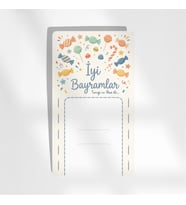 12’li 8,5x15 cm Bayram Harçlık ve Para Kartı – Çocuklar İçin Ramazan & Kurban Bayramı