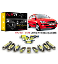 Hyundai Getz LED İç Aydınlatma Ampul Seti FEMEX Parlak Beyaz
