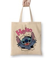 Stitch And Lilo Cute Fun Bez Çanta Uzun Saplı