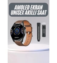 Yuvarlak Kasa 46mm Akıllı Saat Android Ve Ios Uyumlu Uyku Ve Sağlık Takibi