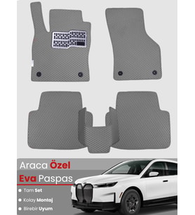 BMW İX (2022-2025) Uyumlu EVA Paspas Tam Set–Araca Özel,Su Geçirmez,Hızlı ve Kolay Montaj