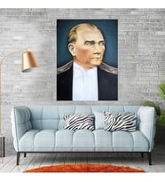 Mustafa Kemal Atatürk Kanvas Tablo