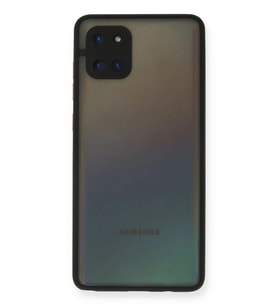 Durukar® Samsung Galaxy A81 / Note 10 Lite Kılıf Montreal Silikon Kapak - Siyah