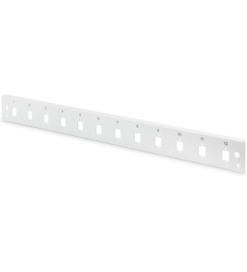Digitus Lwl Ekleme Kutusu Ön Panel - Fiberglas Yama Paneli - 12X Lc Dx, Sc Sx, E2000 Sx - 19 Inç 1He