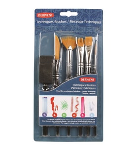 Derwent Teknik Fırçaları 6'lı Set 