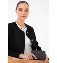 Pierre Cardin Kadın Cüzdan Siyah – Deri, Şık Tasarım, Geniş Kart Bölmeli, Fermuarlı 06PC24K5022