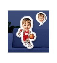 Kişiye Özel Fotoğraflı Basketbolcu Yastık 115464 30 cm