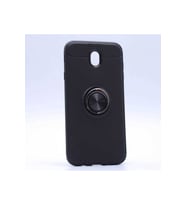 Samsung Galaxy J7 Pro Uyumlu Kılıf Zore Ravel Silikon Kapak (Siyah)