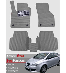 SEAT TOLEDO (1998-2004) Uyumlu EVA Paspas Tam Set–Oto Paspas,Araca Özel,Kolay Montaj