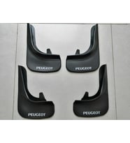 Peugeot Tüm Modellere Uygun Paçalık Ön-Arka Takım Tozluk Çamurluk (Siyah - Beyaz)
