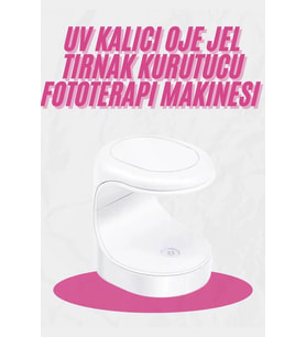 Kalıcı Oje Kurutucu Mini UV Işınlı Taşınabilir Hızlı ve Pratik Oje Kurutucu