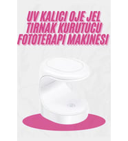 Kalıcı Oje Kurutucu Mini UV Işınlı Taşınabilir Hızlı ve Pratik Oje Kurutucu