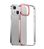 Baseus Glitter iPhone 13 6.1inç Kılıf Renkli Kenar Şeffaf Silikon-(5775) - SSSSSS4050-6816