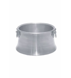 Alüminyum Kazan Arap Kazanı Pişirme Kazanı (Ağız Çapı:40cm Derinlik:25cm) (STD)