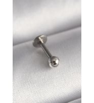 316L Çelik Gümüş Renk Topçuk Piercing