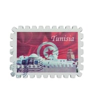 Tunus Temalı Pul Magnet (Karışık)