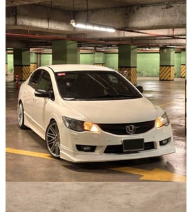 🚘 Honda Civic FD6 Makyajlı Type-R Ön Ek (Plastik)  Sportif & Agresif Tampon Altı Görünüm (Standart)