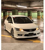 🚘 Honda Civic FD6 Makyajlı Type-R Ön Ek (Plastik)  Sportif & Agresif Tampon Altı Görünüm (Standart)