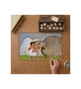 Kaz Yakın Çekim Tasarımı 240 parça Ahşap Puzzle Ahşap Kutuda MP05448