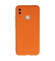 Huawei P Smart 2019 Kılıf Nano içi Kadife Silikon - Turuncu