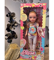ELİSSA MODEL   SAÇLI  BEBEK 40cM (Kumral)