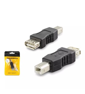Hadron HDX1354 USB-B Erkek to USB-A Dişi Yazıcı Adaptör Çevirici - Siyah