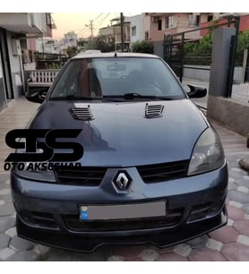 Renault Clio 2 Uyumlu Piano Black Kaput Üstü Havalandırma Izgarası
