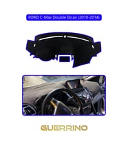 FORD C-Max double ekran (2010-2014)TORPİDO KORUMA HALISI MAVİ KENAR